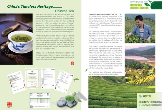 100% Handmade Chinese Green Tea Based Flavored Flowering Blooming Tea