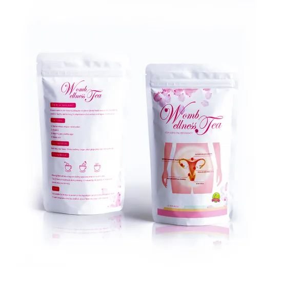 Private Label Detox 100% Herbal Organic Loose Blooming Womb Wellness Fertility Tea for Woman Warm Utrus and Relief Period Pain 