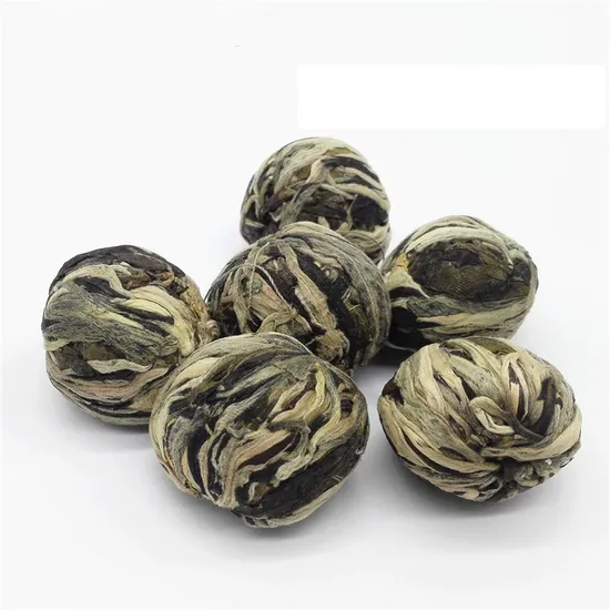 Chinese Handmade Blooming Tea Dragon Breath Blooming Chrysanthemum Jasmine Flower Tea Ball 